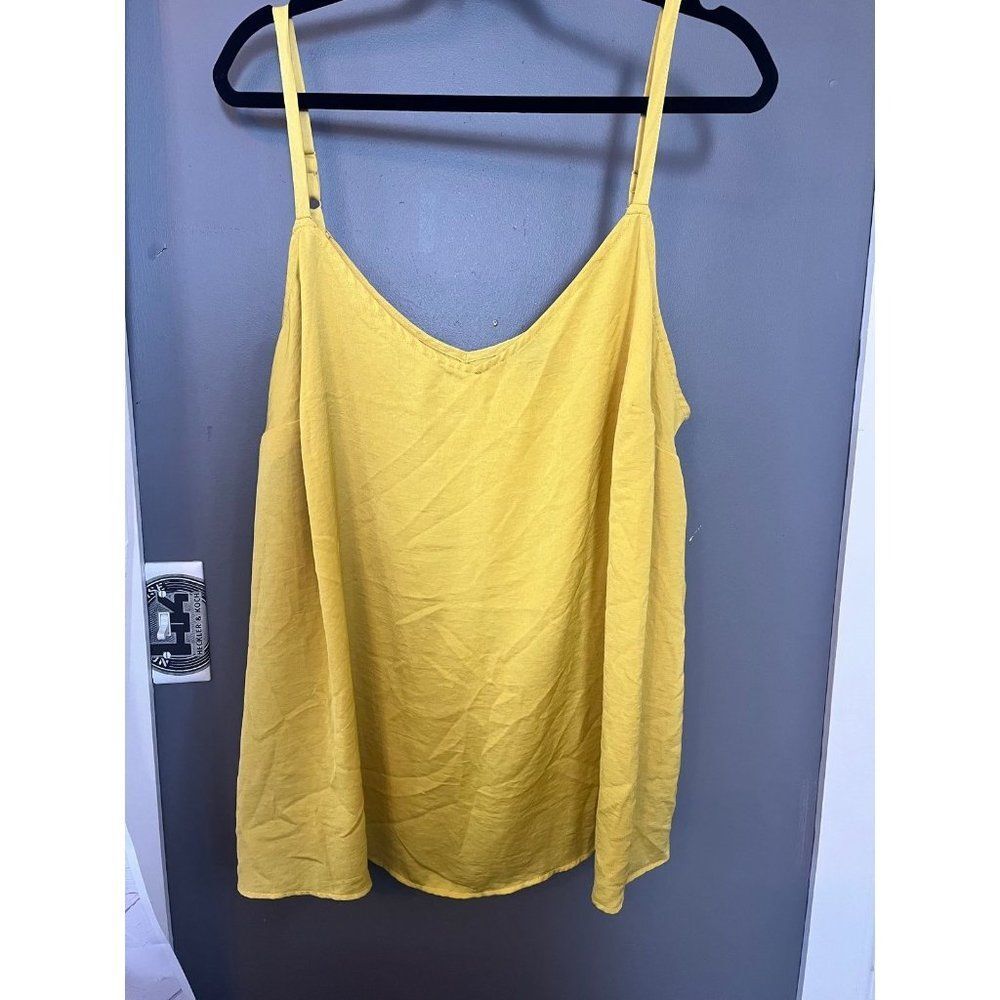 Torrid size 2 yellow cami tank tank top blouse